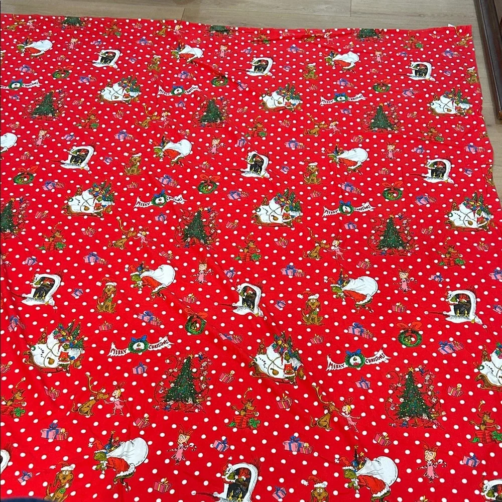 Pottery Barn Teen Dr. Suess Grinch Sheets Size Full